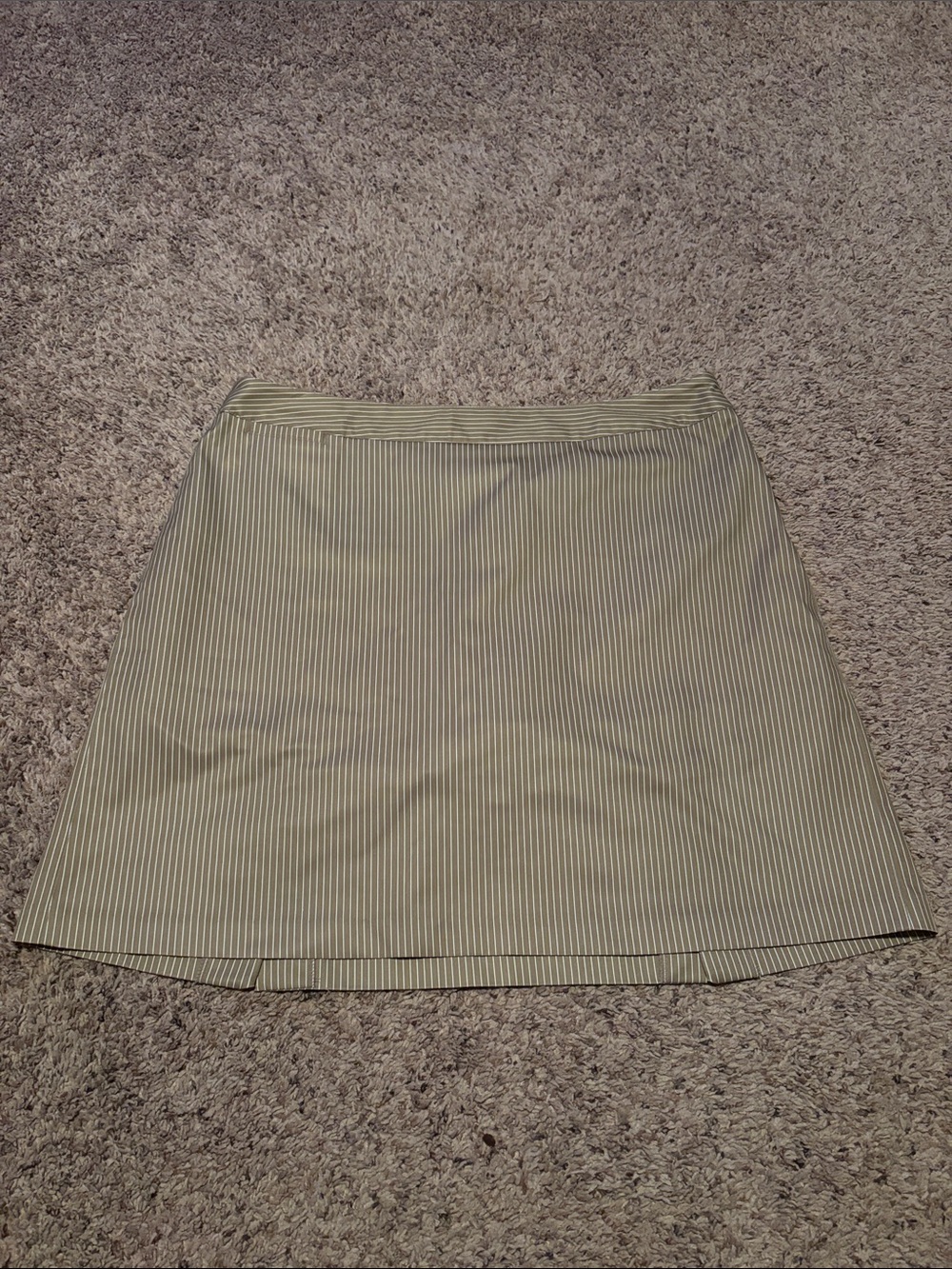 Adidas Classic Brown Pinstripe A-Line Skort 14